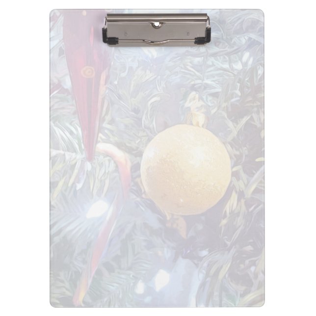 Porte-bloc Ornements de vacances en hiver (Devant)