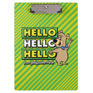Porte-bloc Ours Boo Boo Bonjour Bonjour Bonjour De Jellystone