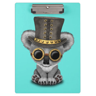 Porte-bloc Ours de koala mignon de bébé de Steampunk