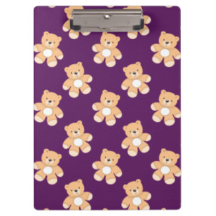 Porte-bloc Ours En Conflit Profond Violet, Ours