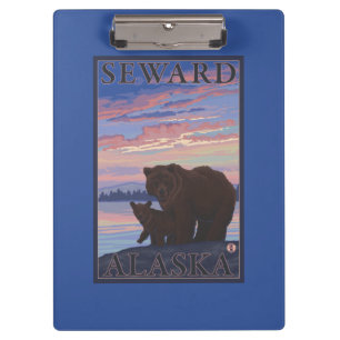 Porte-bloc Ours et CUB - Seward, Alaska
