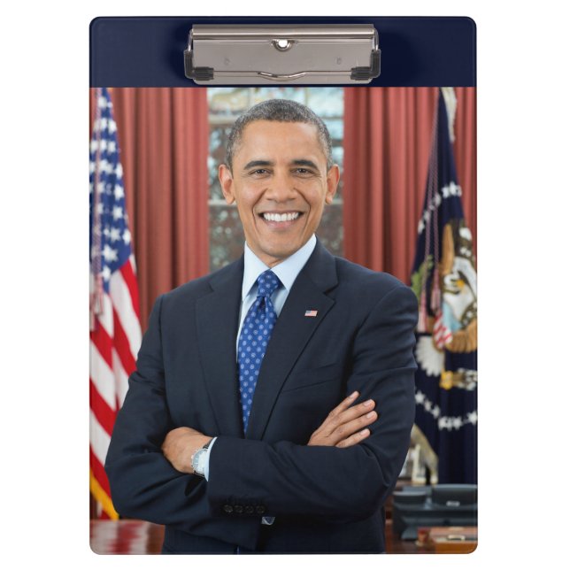 Porte-bloc Oval Office Portrait, Obama Barack Président des É (Devant)