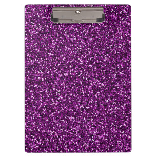 Porte-bloc Paillette Violet de Minuit