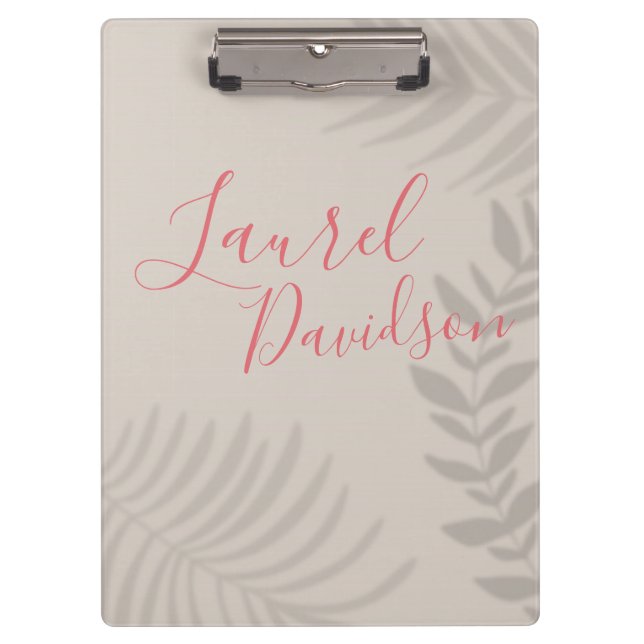 Porte-bloc Palm ombragé Tan (Devant)