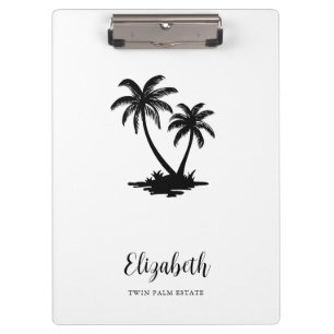 Porte-bloc Palmier Tropical Personnalisé Côté Mer