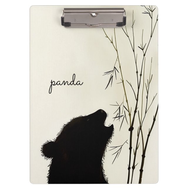 Porte-bloc Panda Silhouette (Devant)