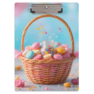 Porte-bloc Panier de bonbons magique