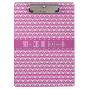 Porte-bloc Panneau de message personnalisé Pink Hearts