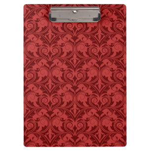 Porte-bloc Papier peint rouge