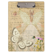 Papillon et collage d'anges