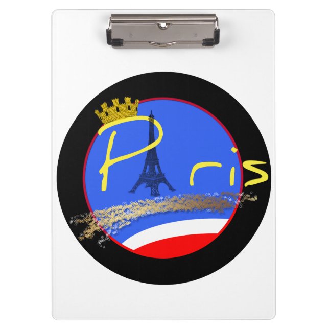 Porte-bloc Paris avec Porte - bloc personnalisé Couronne (Devant)