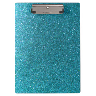 Porte-bloc Parties scintillant bleu brillant Turquoise Teachr