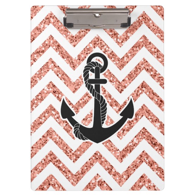 Porte-bloc Parties scintillant Chevrons (Devant)