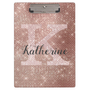 Porte-bloc Parties scintillant d'or Rose fille Glam Sparkle N