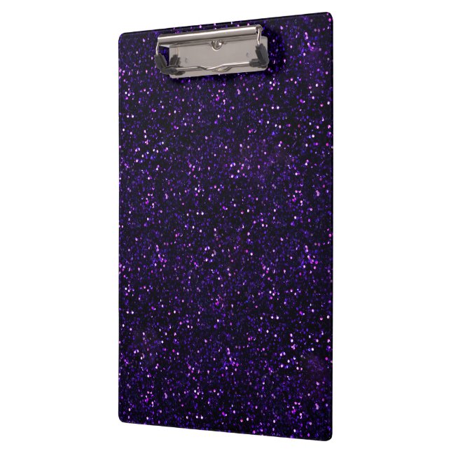 Porte-bloc Parties scintillant violet foncé Imprimer (Gauche)