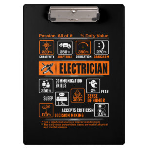 Porte-bloc Passion Tout ça Electricien
