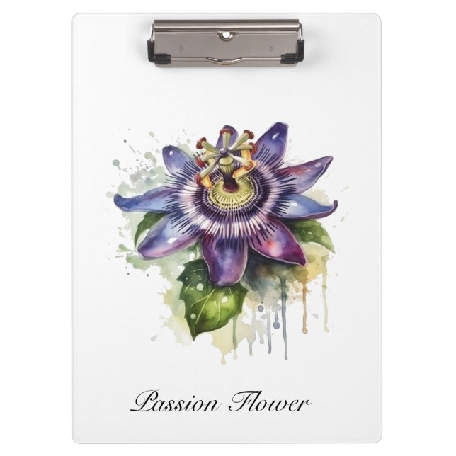 Porte-bloc Passionné Purple Passion Fleur (Devant)