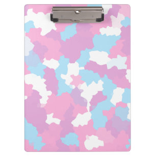 Porte-bloc Pastel Camouflage Motif d'art Abstrait