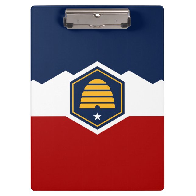 Porte-bloc Patriotic Clipboard with flag of Utah, USA (Devant)