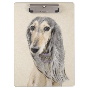 Porte-bloc Peinture de Saluki (Faune) - Cute Original Chien A
