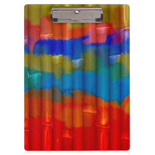 Porte-bloc Peinture en bambou acrylique 3