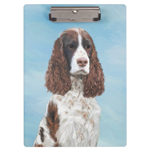 Porte-bloc Peinture espagnole Springer anglaise Peinture orig (Devant)
