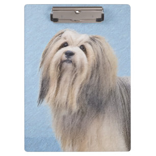 Porte-bloc Peinture Havanaise (Argent) - Cute Original Chien 