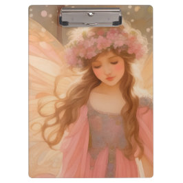Porte-bloc Peinture Imaginaire Fée Rose Cute