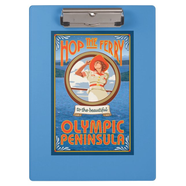 Porte-bloc Péninsule olympique, WashingtonHop le ferry (Devant)