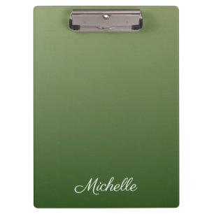 Porte-bloc Personalized green