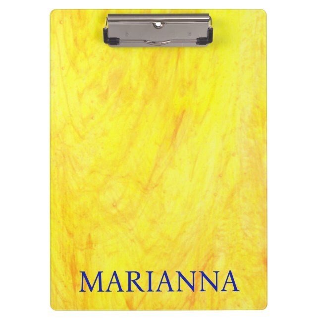Porte-bloc Personalized Yellow (Devant)