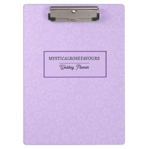 Porte-bloc personnalisé Fleur de lilas