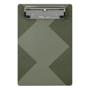 Porte-bloc personnalisé vert mousse miniature