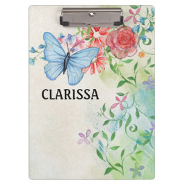 Porte-bloc Personnaliser le fleur aquarelle