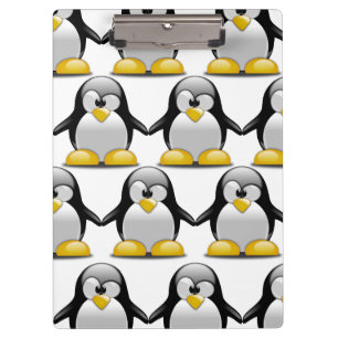 Porte-bloc Personnaliser Pingouins mignons