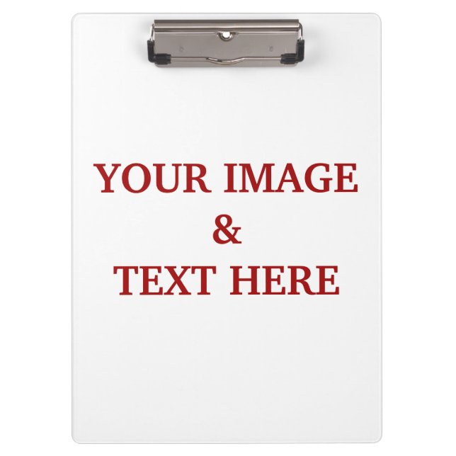 Porte-bloc Personnaliser votre propre image, logo et texte (Devant)