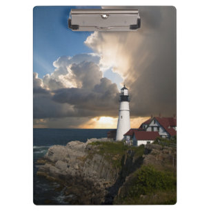 Porte-bloc Phare lumineux Portland Head, Maine, Porte - bloc