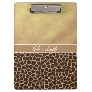Porte-bloc Photo Giraffe Spot Gold Parties scintillant Imprim