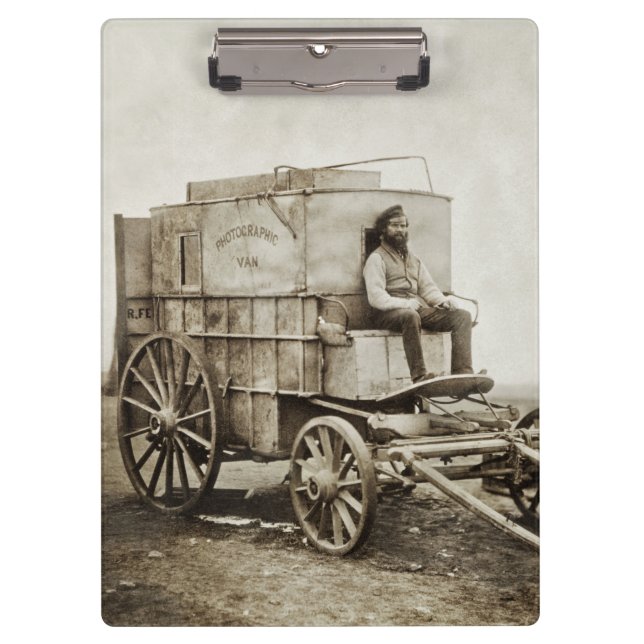 Porte-bloc Photographie Wagon de Roger Fenton Photo Réalisme (Devant)
