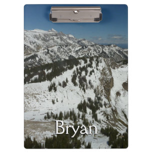 Porte-bloc Pics neigeux des monts Grand Teton I Photographie