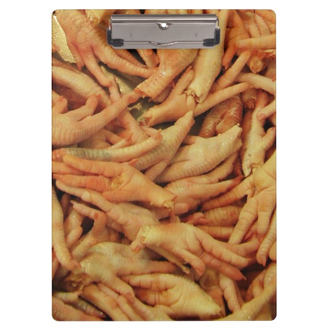 Porte-bloc Pieds de poulet cru (Devant)