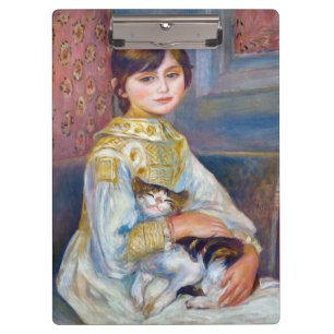 Porte-bloc Pierre-Auguste Renoir - Enfant avec chat