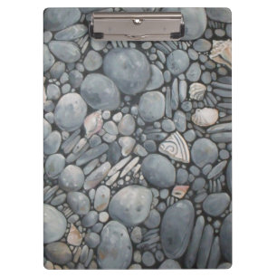 Porte-bloc Pierres de plage Coques Galets Rochers Peinture Ar