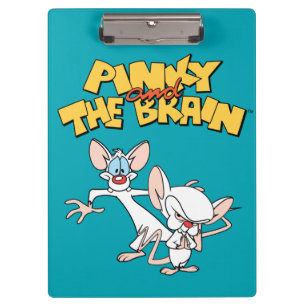 Porte-bloc Pinky et le cerveau Afficher le logo