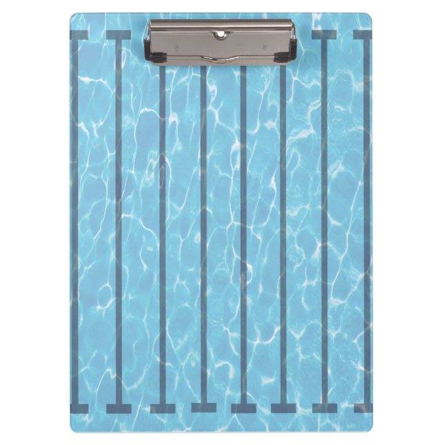 Porte-bloc Piscine Personalisée Pour Entraîneur De Bain (Devant)
