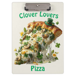 Porte-bloc Pizza Amoureux de Trèfle St. Patrick