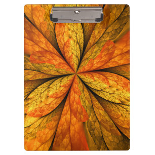 Porte-bloc Plante d'automne, Abstrait moderne Fractal Art Lea