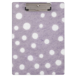 Porte-bloc Points blancs et violets