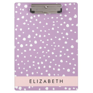 Porte-bloc Points Dalmatiens Lilac, Points Dalmatiens, Votre 