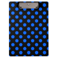 Pois bleu et noir